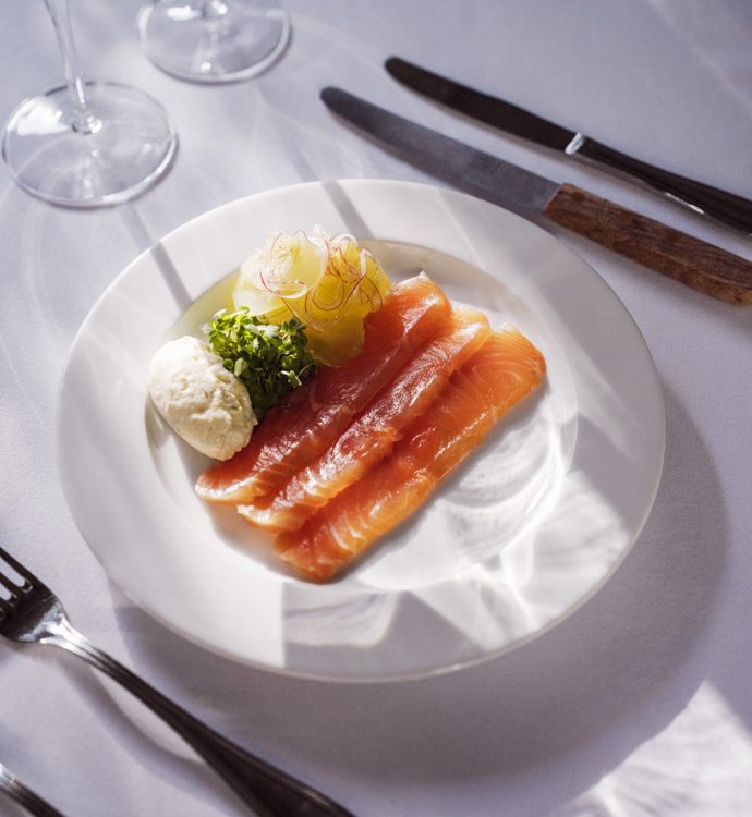 0002 - 2021 - Parsonage Grill - Oxford - High res - Salmon Seafood Gravalax - Web Feature