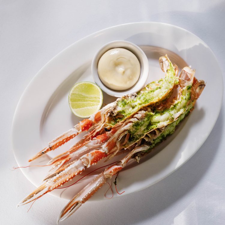 0006 - 2021 - Parsonage Grill - Oxford - High res - Langoustines Seafood - Web Hero